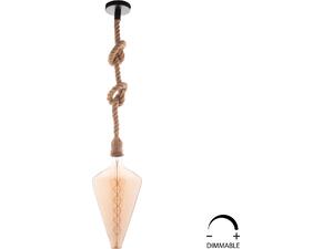 ΛΑΜΠΤΗΡΑΣ LED FILAMENT 8W E27 3000K GOLD COLOR DIMMABLE HM4054.02