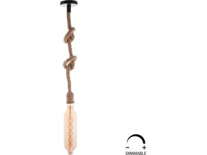 ΛΑΜΠΤΗΡΑΣ JHD-NW7775 LED FILAMENT 8W E27 3000K GOLD COLOR DIMMABLE HM4055.02