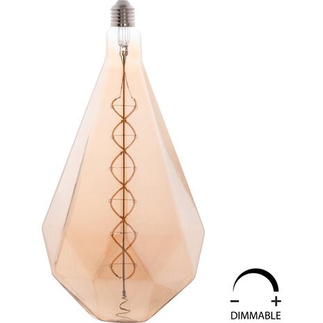 ΛΑΜΠΤΗΡΑΣ LED FILAMENT 8W E27 3000K GOLD COLOR DIMMABLE HM4057