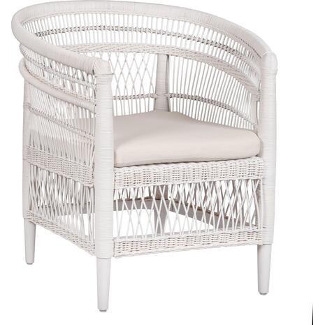 ΠΟΛΥΘΡΟΝΑ MALAWI HM9635.02 ΞΥΛΟ ΜΑΟΝΙ ΜΕ RATTAN ΛΕΥΚΟ--Β'ΔΙΑΛΟΓΗΣ 80x70x86Υεκ. (Λευκό)