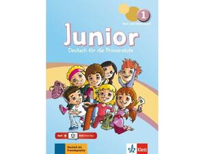 Junior 1, Kurs- und Arbeitsbuch + Online-Hörmaterial + Klett Book-App-Code (978-960-582-010-7)
