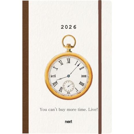 Ημερολόγιο ημερήσιο με λάστιχο Next Trends Flexi 2026 14x21εκ Time