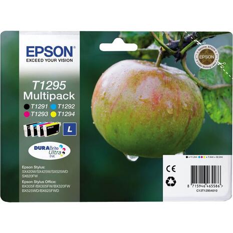 Μελάνι εκτυπωτή Epson T12954010 MultiPack - 4Cartridges with pigment ink new series Apple -Size L C13T12954012