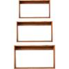 ΡΑΦΙΕΡΑ CHENGIS HM9830 3ΤΜΧ ΞΥΛΟ TEAK ΣΕ ΦΥΣΙΚΟ ΧΡΩΜΑ 60x20x38Υεκ