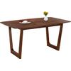 ΤΡΑΠΕΖΙ ΤΡΑΠΕΖΑΡΙΑΣ RINER ΟΡΘΟΓΩΝΙΟ HM9745 MDF ΜΕ ΚΑΠΛΑΜΑ ΚΑΡΥΔΙΑΣ 180x90x76εκ.