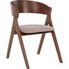 ΚΑΡΕΚΛΑ NEKKER HM9739.02 RUBBERWOOD ΣΕ ΚΑΡΥΔΙ-ΓΚΡΙ ΥΦΑΣΜΑ ΚΑΘΙΣΜΑ 56x55x78Yεκ. (σετ 2 τεμαχίων) (Γκρι)