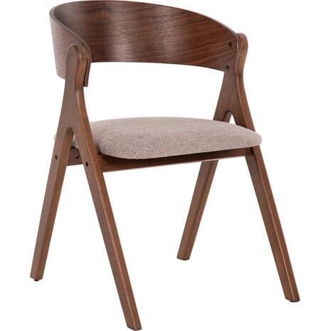 ΚΑΡΕΚΛΑ NEKKER HM9739.02 RUBBERWOOD ΣΕ ΚΑΡΥΔΙ-ΓΚΡΙ ΥΦΑΣΜΑ ΚΑΘΙΣΜΑ 56x55x78Yεκ. (σετ 2 τεμαχίων) (Γκρι)