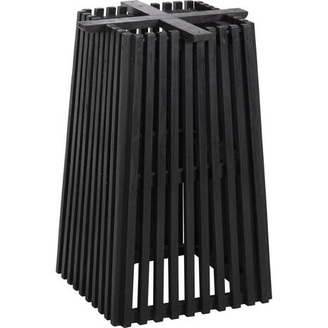 ΒΑΣΗ ΤΡΑΠΕΖΙΟΥ ΕΣΩΤ.ΧΩΡΟΥ ΤΕΤΡΑΓΩΝΗ FRANTZ HM9460.12 ΞΥΛΟ MINDI ΣΕ ΜΑΥΡΟ 45x45x73Y εκ.