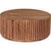 ΤΡΑΠΕΖΙ ΣΑΛΟΝΙΟΥ ΣΤΡΟΓΓΥΛΟ SEDGE HM9695 ΜΑΣΙΦ ΑΚΑΚΙΑ-ΦΥΣΙΚΟ ΧΡΩΜΑ Φ90Χ38Υεκ.