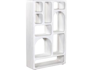 ΒΙΒΛΙΟΘΗΚΗ HANDYR HM9707 ΜΑΣΙΦ ΞΥΛΟ MANGO ΣΕ ΛΕΥΚΟ ΧΡΩΜΑ 100x35x165Yεκ. (Λευκό)