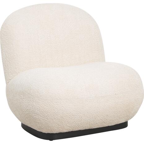 ΠΟΛΥΘΡΟΝΑ BEANY HM9591.06 ΕΚΡΟΥ ΜΠΟΥΚΛΕ ΥΦΑΣΜΑ 85x82x77Υ εκ. (Εκρού)