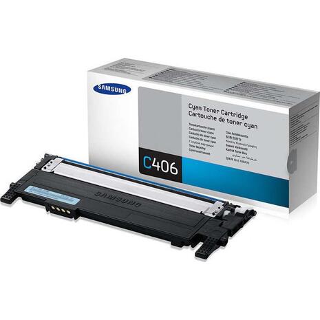 Toner εκτυπωτή SAMSUNG CLT-C406S Cyan CLP-360/365 (Cyan)