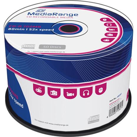 CD-R Media Range 700mb 52x πομπινα (50 τεμαχίων)