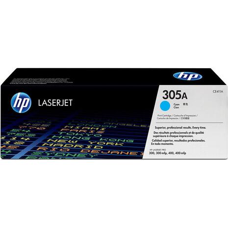 Toner εκτυπωτή HP 305A Cyan CE411A PRO 300/400 (Cyan)