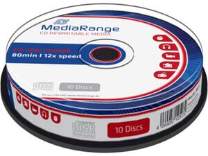 CD-RW Mediarange πομπίνα των 10 τεμαχίων 80min. MR235