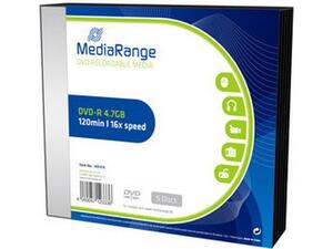 DVD-R 120΄ MediaRange 4.7GB 16x slimcase 1 τεμάχιο