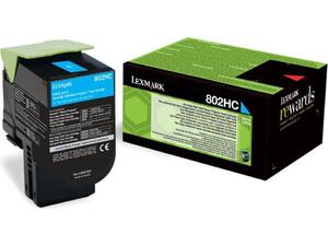 Toner εκτυπωτή LEXMARK 802HC 80C2HC0 VHC Cyan
