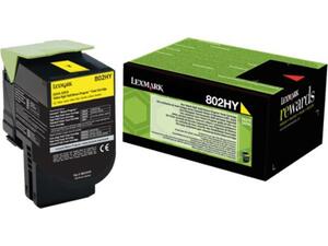 Toner εκτυπωτή LEXMARK 802 HY 80C2HY0 VHC Yellow