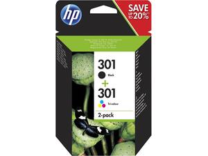 Μελάνι εκτυπωτή HP 301 Ink Cartridge Combo Content Pack N9J72AE