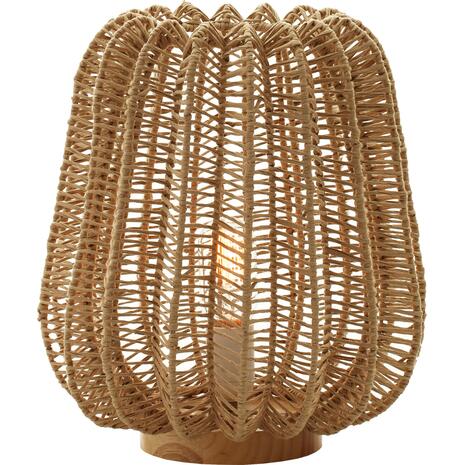 ΕΠΙΤΡΑΠΕΖΙΟ ΦΩΤΙΣΤΙΚΟ HM4350 ΜΕΤΑΛΛΟ ΜΕ PAPER ROPE ΣΕ ΦΥΣΙΚΟ Φ29Χ34Υεκ.