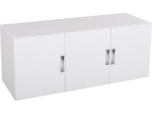 ΠΑΤΑΡΙ 3ΦΥΛΛΗΣ ΝΤΟΥΛΑΠΑΣ ΜΕΛΑΜΙΝΗΣ CARLY HM385.05 ΣΕ ΧΡΩΜΑ ΛΕΥΚΟ 150X55X60Υεκ