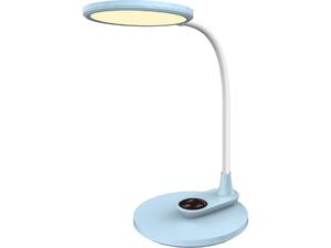 ΦΩΤΙΣΤΙΚΟ ΓΡΑΦΕΙΟΥ LED BLAIN HM4459.03 ΓΑΛΑΖΙΟ ABS-ΛΕΥΚΗ ΣΙΛΙΚΟΝΗ 17x26,6x34,5Υ εκ.
