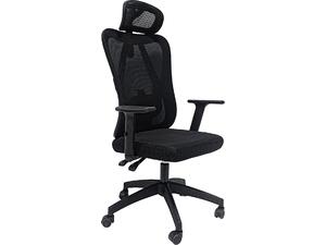 ΚΑΡΕΚΛΑ ΓΡΑΦΕΙΟΥ MEXER HM1195.01 ΜΑΥΡΟ MESH-PP ΒΑΣΗ 68x70x136Υεκ.