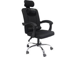 ΚΑΡΕΚΛΑ ΓΡΑΦΕΙΟΥ CRONER HM1196.01 ΜΑΥΡΟ MESH-ΜΕΤΑΛ.ΒΑΣΗ 58x99x120Υεκ.