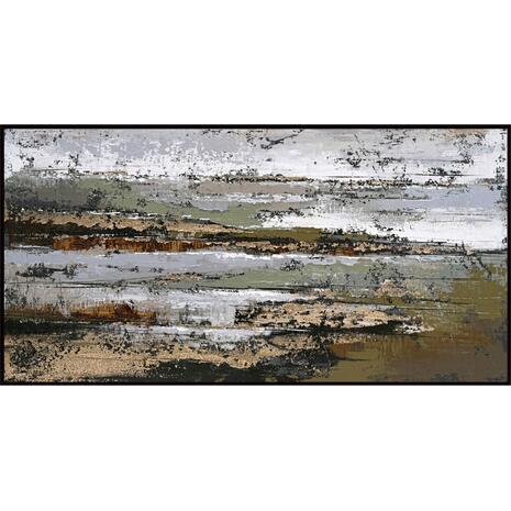 ΠΙΝΑΚΑΣ ΤΟΙΧΟΥ SEDIMENT HM4575.01 ΜΕ ΚΟΡΝΙΖΑ ΜΑΥΡΗ-ΚΑΜΒΑΣ 142x4.5x72Υεκ