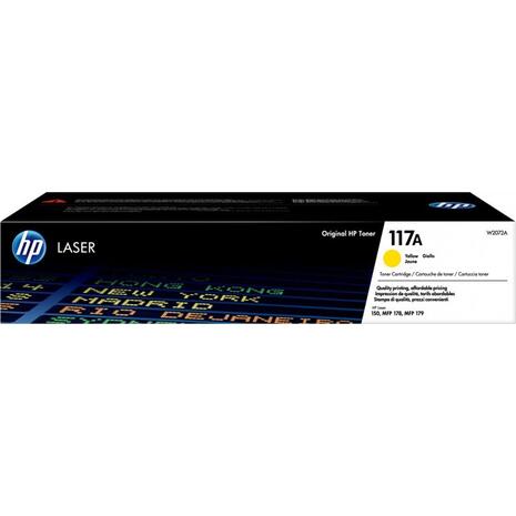 Toner εκτυπωτή HP W2072A Yellow 700pages 117A Laser 150/MFP178/MFP179 (Yellow)