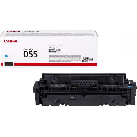 Toner εκτυπωτή Canon Crtr CRG-055C Cyan - 2.1K Pgs (Cyan)