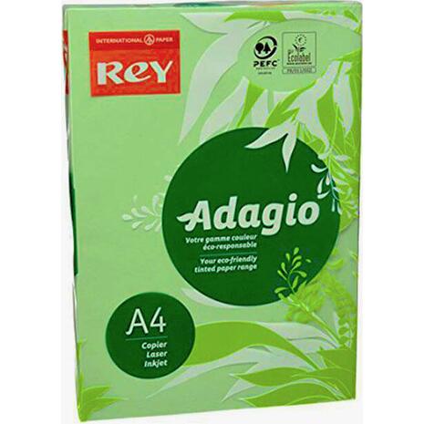 Χαρτί εκτύπωσης ADAGIO Α4 160gr 250 φύλλα πράσινο έντονο