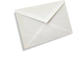 Φάκελος αλληλογραφίας λευκός με γόμα 12,5x15,5 cm με μύτη Νο7 (1 τεμάχιο) (Λευκό)