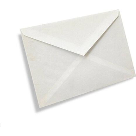 Φάκελος αλληλογραφίας λευκός με γόμα 12,5x15,5 cm με μύτη Νο7 (1 τεμάχιο) (Λευκό)