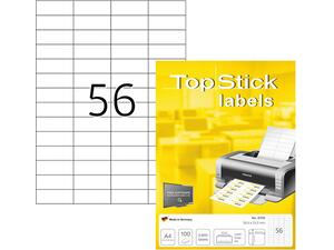 Ετικέτες αυτοκόλλητες TOPSTICK No8700 (52.5x21.2mm) (Λευκό)