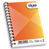 Μπλοκ Σπιράλ Skag "High Notes" No2 Ριγέ 90x127mm σε διάφορα σχέδια