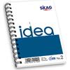 Μπλοκ Σπιράλ Skag "High Notes" No2 Ριγέ 90x127mm σε διάφορα σχέδια