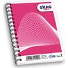 Μπλοκ Σπιράλ Skag "High Notes" No1 Ριγέ 79x111mm σε διάφορα σχέδια