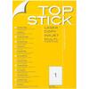 Ετικέτες αυτοκόλλητες TOPSTICK No8720 (210x297mm) (Λευκό)