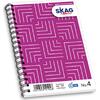 Μπλοκ Σπιράλ Skag "High Notes" No4 Ριγέ 126x178mm σε διάφορα σχέδια