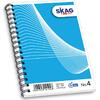 Μπλοκ Σπιράλ Skag "High Notes" No4 Ριγέ 126x178mm σε διάφορα σχέδια