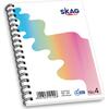 Μπλοκ Σπιράλ Skag "High Notes" No4 Ριγέ 126x178mm σε διάφορα σχέδια