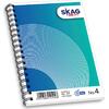 Μπλοκ Σπιράλ Skag "High Notes" No4 Ριγέ 126x178mm σε διάφορα σχέδια