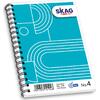 Μπλοκ Σπιράλ Skag "High Notes" No4 Ριγέ 126x178mm σε διάφορα σχέδια