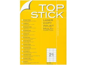 Ετικέτες αυτοκόλλητες TOPSTICK No8708 (70x42,3mm) (Λευκό)