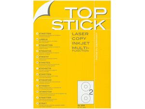 Ετικέτες αυτοκόλλητες TOPSTICK No8696 (CD 117mm) (Λευκό)