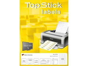 Ετικέτες αυτοκόλλητες TOPSTICK Νο8731 (48.3X25.4) (Λευκό)