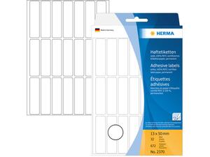 Ετικέτες HERMA αυτοκόλλητες 13x50mm No.2370 (Λευκό)