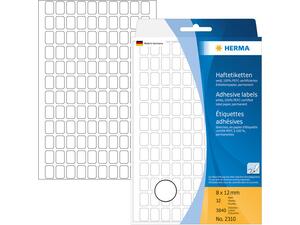 Ετικέτες HERMA αυτοκόλλητες 8x12mm No.2310 (Λευκό)