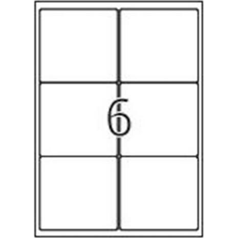 Ετικέτες αυτοκόλλητες TOPSTICK No8776 (99,1x93,1mm) (Λευκό)